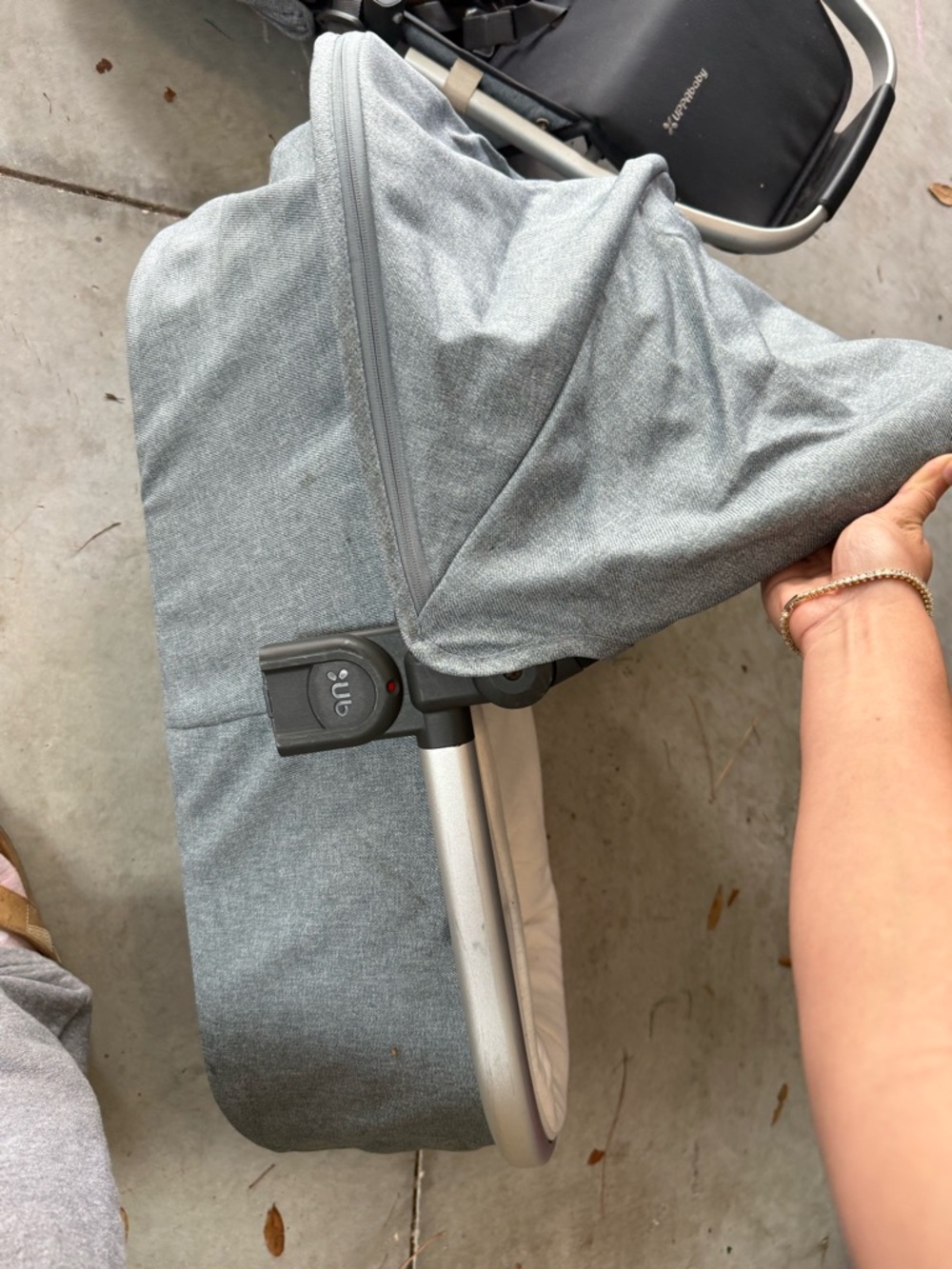 Grey Infant Stroller Bassinet - Neutral Grey